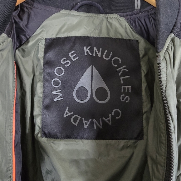 NEW Moose Knuckles XL Flushing Bomber Quilted Jacket Coat - Picture 6 of 16